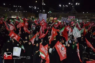 مراسم اربعین تدفین امام شهید در همدان