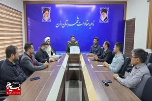 برگزاری مراسم بزرگداشت هفته خبرنگار در سپاه ناحیه رزن