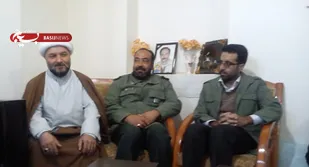دیدار با خانواده شهدای شهر کیان