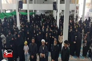 مراسم شیرخوارگان حسینی در شهر علی&zwnj;اکبر برگزار شد