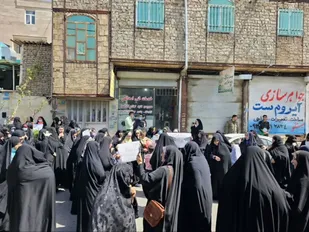 تجمع بانوان طلبه و بسیجی ملارد  در   محکومیت بدحجابی و کشف حجاب