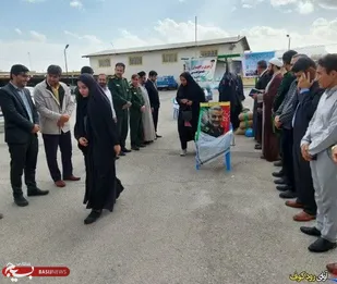 اعزام ۸۰ نفر از دانش آموزان دختر شهرستان لنده به مناطق عملیاتی جنوب کشور