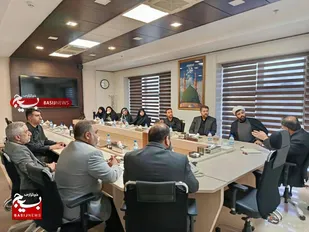 دومین جلسه ستاد تشییع رهبر شهید در بنیاد مستضعفان انقلاب اسلامی