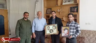 دیدار از خانواده شهدا به مناسبت عید نیمه شعبان