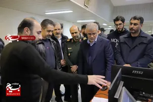 بازدید فرمانده سپاه امام حسن مجتبی (ع) و استاندار البرز از رویداد سراسری تولید محتوای بسیج استان به روایت تصویر