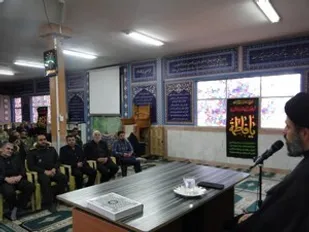 مراسم سوگواری حضرت زهرا (س)در ناحیه بسیج مبارکه