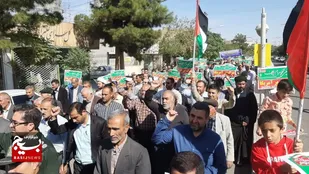&nbsp;راهپیمایی مردم مه ولات در حمایت از مردم بی&zwnj;دفاع غزه و فلسطین+عکس و فیلم