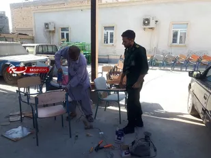 اردوی جهادی بازسازی تجهیزات آموزشی در چابهار برگزار شد