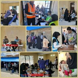 ارائه رایگان خدمات ویژه دندانپزشکی و درمانی پایگاه بسیج بیمارستان فوق تخصصی رضوی