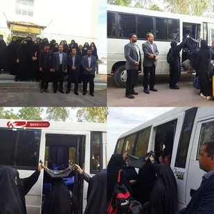 اعزام دومین کاروان راهیان نور دانشگاه پیام نور ریگان به جنوب کشور