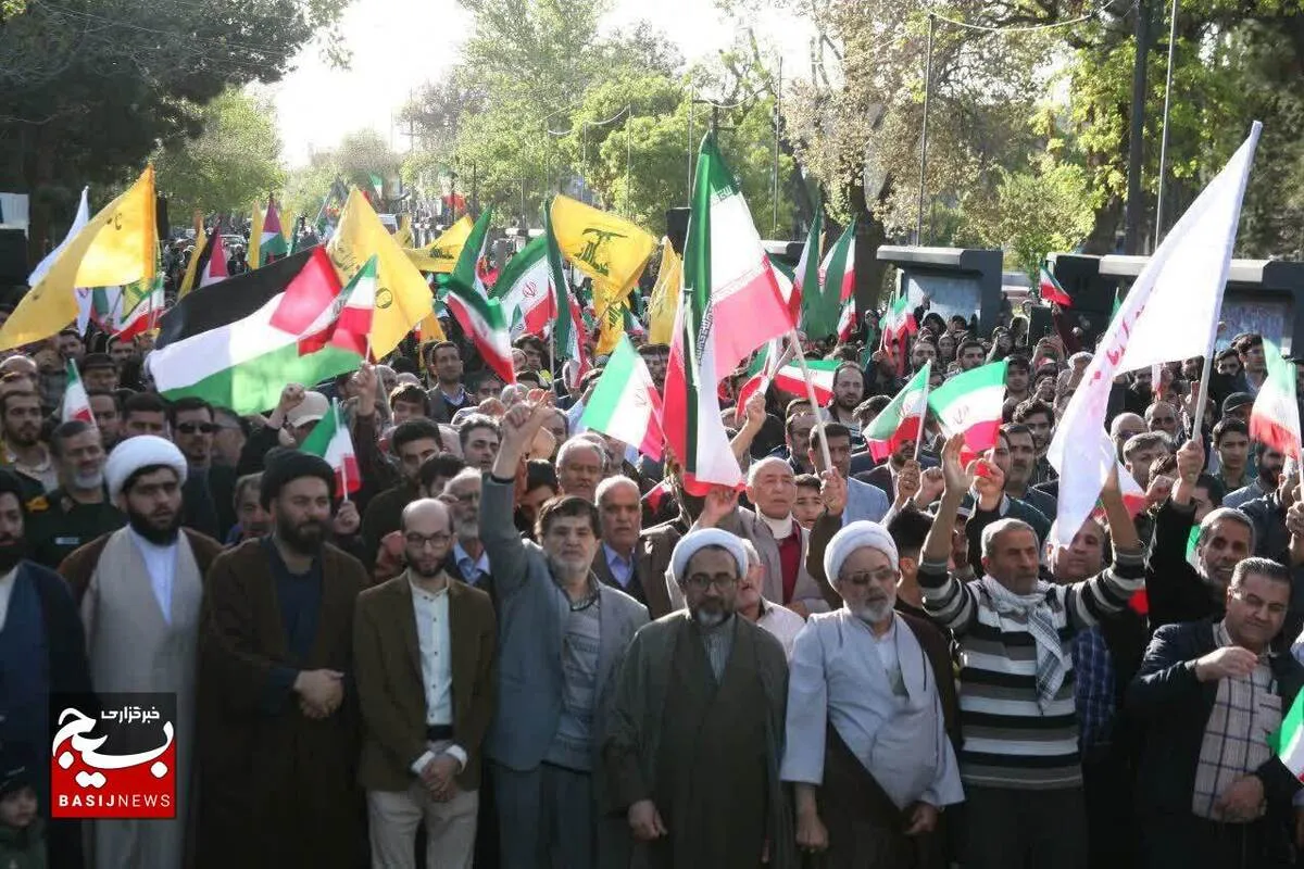 وعده صادق سپاه پاسداران، شورآفرین تجمعات مردم قزوین شد 

 