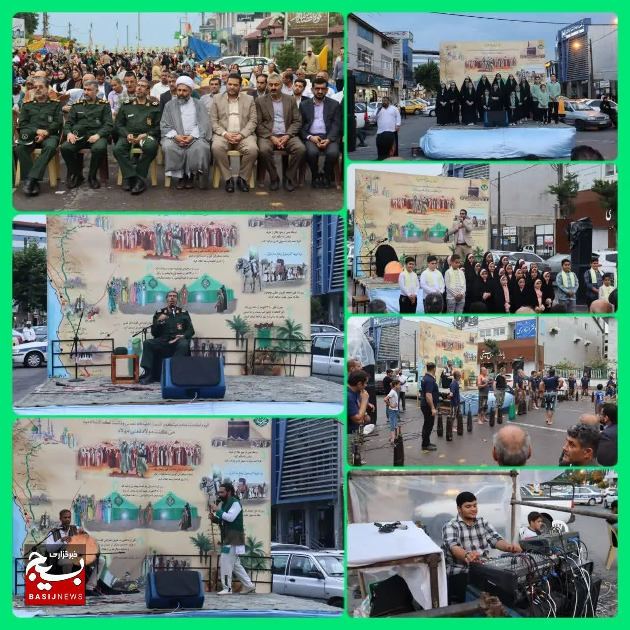 مراسم جشن بزرگ غدیر در شهرستان نور