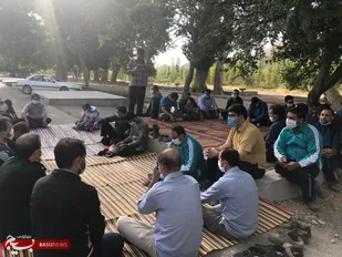 برگزاری پیاده روی کارکنان سپاه ناحیه شاهرود+ تصاویر