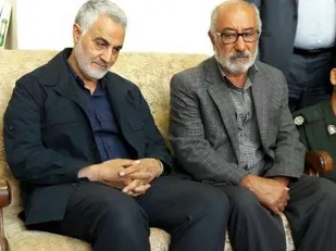 دیدار سردار سلیمانی با خانواده شهیدان &laquo;ابراهیم&zwnj;خانی&raquo; و &laquo;شاملو&raquo; در ملایر