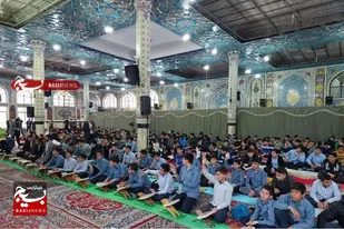 برگزاری محفل اُنس با قرآن باحضور ۵۰۰ نفر از دانش&zwnj;آموزان روزه اولی کبودراهنگ