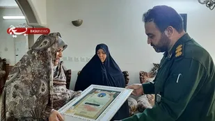 قدردانی فرمانده سپاه ری از معلم ابتدایی خود