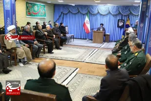 دیدار فرماندهان و پیشکسوتان سپاه عاشورا با آل هاشم