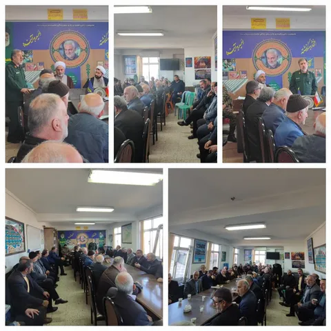 گیلان / جلسه ای با حضور روسای امنا مساجد ۲۱ روستای دهستان دهشال(۳۳ مسجد )