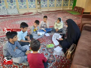 سبزپوشان امنیت در قاب نقاشی کودکان زاهدانی