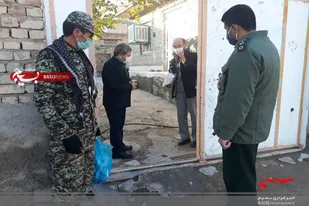 ارائه خدمات بهداشتی توسط بسیجیان در روستای مرغ آباد فامنین