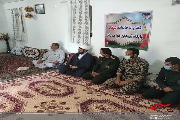 دیدار و سرکشی از خانواده شهید علیرضا خواجه داد در شهر بنجار
