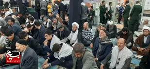 یادواره سرداران شهید دفاع مقدس شهرستان قوچان+فیلم تجمع مردم در حمایت از جبهه مقاومت