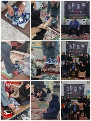 تازه سازی قبور مطهر شهدای اشکفتک