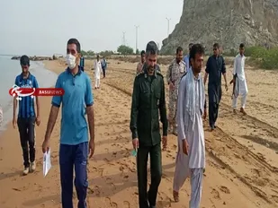 برگزاری کوهپیمایی و ساحل پیمایی بسیجیان حوزه ثارالله شهری در چابهار