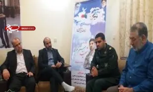 دیدار با خانواده شهید مدافع حرم میثم نظری