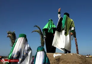 واقعه غدیرخم در فلاورجان بازسازی شد