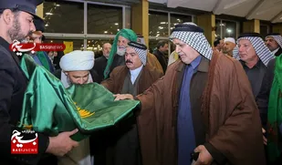 تشرف کاروان موکب&zwnj;داران عراقی به بارگاه ملکوتی امام رضا(ع)