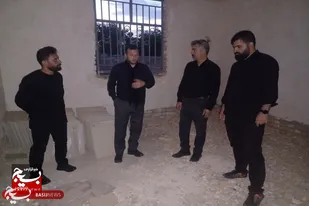 فرمانده سپاه ناحیه سرخه از پایگاه در ساخت روستا افتر بازدید کرد
