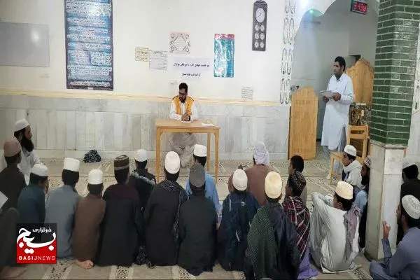 برگزاری میز خدمت جهادی در روستای دزک سراوان