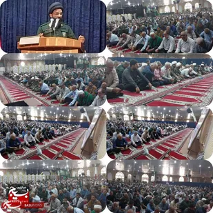 برگزاری باشکوه نماز جمعه در ایذه