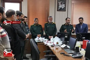 بازدید فرمانده سپاه قدس گیلان از خبرگزاری صدا و سیما گیلان