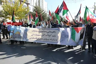 راهپیمایی حمایت از مردم مظلوم فلسطین و غزه در شهرکرد