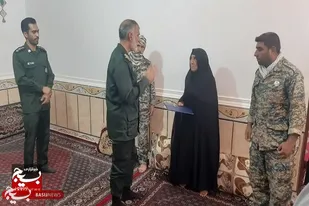 ديدار و سرکشی از خانواده شهید &laquo;بهاره&raquo; در هیرمند