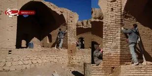 مرمت و ساماندهی کاروانسرای تاریخی بدشت شاهرود