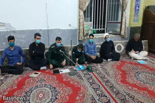 سرکشی فرمانده حوزه سیدالشهدا (ع) فامنین از پایگاه بسیج روستای سناج