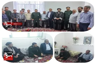 بسیجیان شهرستان سرخه با رزمندگان دیدار کردند