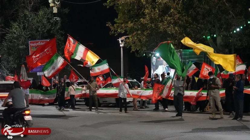 ایران ایستاده است؛ حضور حماسی مردم در خیابان‌های قزوین