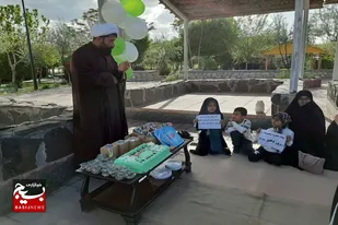برگزاری جشن میلاد حضرت معصومه(س) در پایگاه انصار الزهرا فامنین