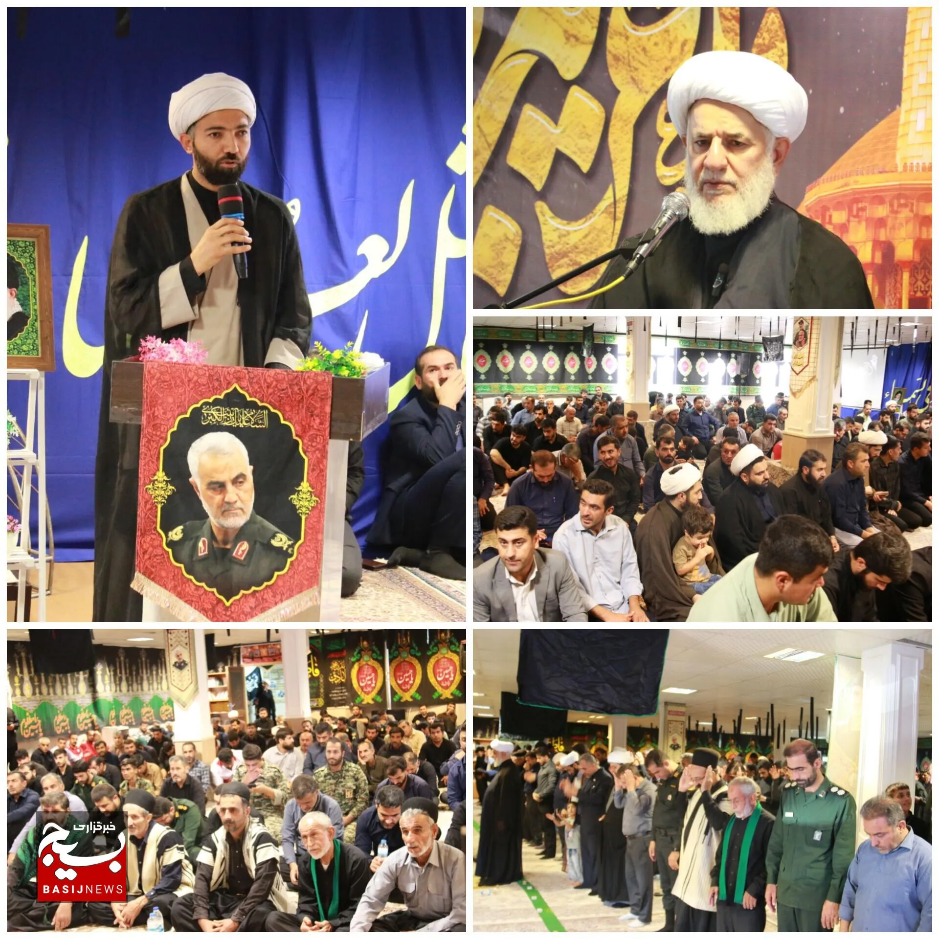 مراسم عزاداری شهادت امام رضا علیه السلام در شهرستان اندیکا برگزار شد