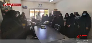 حضور فرمانده و ارکان گردان کوثر و مسئول بسیج جامعه زنان سمنان در اداره گذرنامه سمنان(پلیس امنیت اخلاقی)