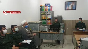 سرکشی مسئول نمایندگی ولی فقیه در ناحیه نجف آباد از حوزه مقاومت بسیج امام سجاد(ع)یزدانشهر