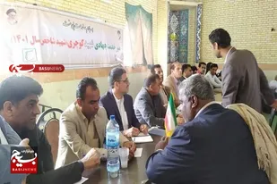 برگزاری میزخدمت جهادی درشهرستان نیکشهر
