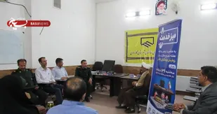 بر پایی میز خدمت جهادی توسط بسیج مهندسین عمران و معماری سپاه کازرون برگزار شد