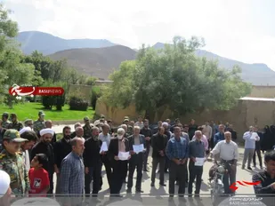 راهپیمایی مردم دهاقان در پی اغتشاشات اخیر