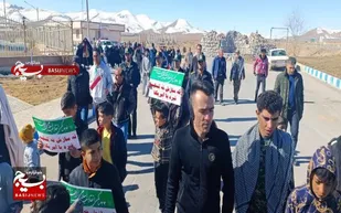 راهپیمایی دزجی&zwnj;ها به مناسبت چهل و چهارمین فجر انقلاب اسلامی