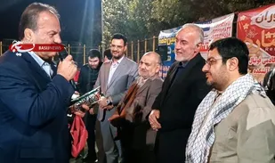 مراسم گلریزان و جمع آوری کمک های نقدی مردم و خیرین برای   توسعه   ورزش  شهر قلعه نو